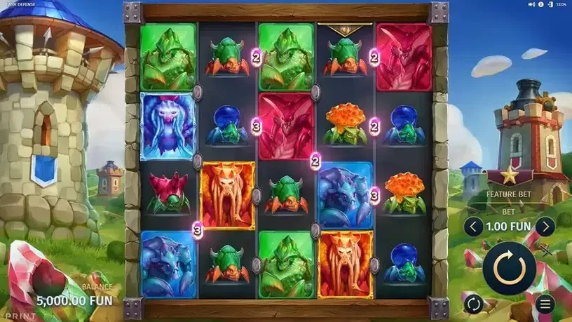Cash Defense slot screenshot 1