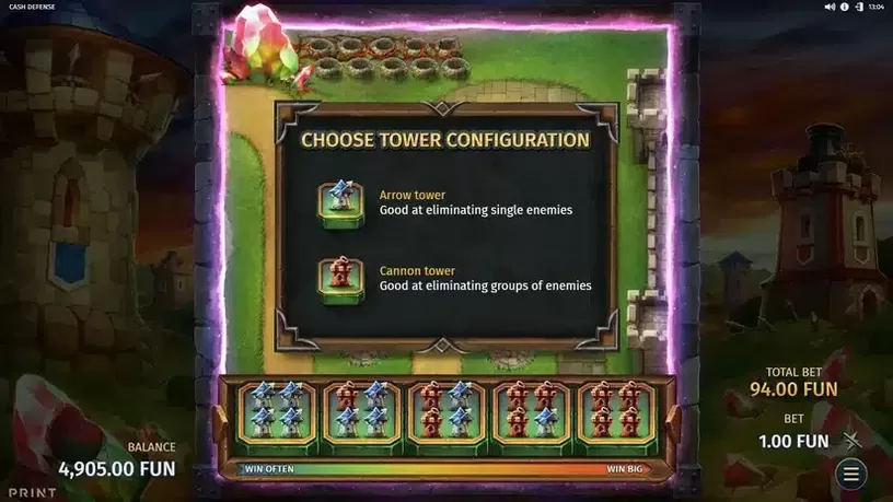 Cash Defense slot screenshot 4