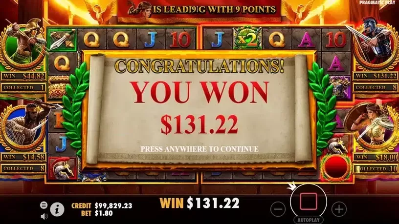 Chase for Glory slot screenshot 8