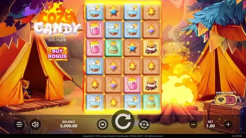 Cozy Candy Clusterbreaker slot screenshot 1
