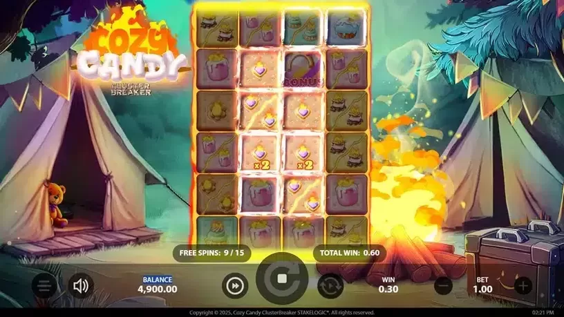 Cozy Candy Clusterbreaker slot screenshot 5