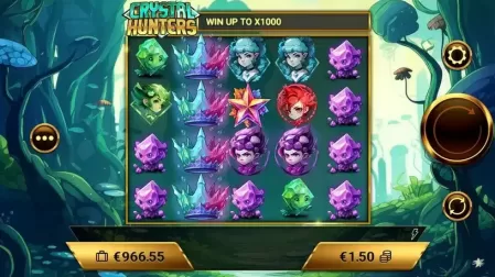 Crystal Hunters slot screenshot 3
