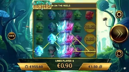 Crystal Hunters slot screenshot 4