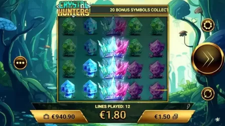 Crystal Hunters slot screenshot 5