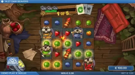 Dam Beavers slot screenshot 4