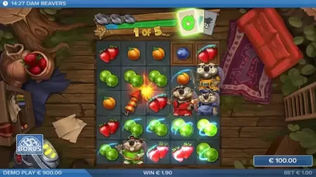 Dam Beavers slot screenshot 5