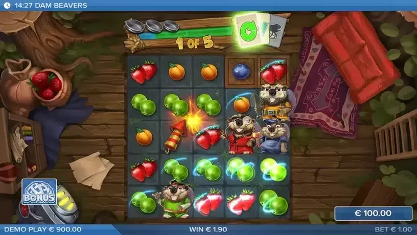 Dam Beavers slot screenshot 5