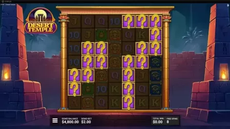 Desert Temple slot screenshot 3