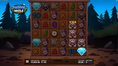 Diamond Mole slot screenshot 4