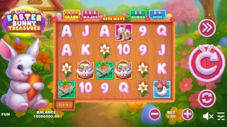 Easter Bunny Treasures slot screenshot 1