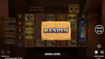 Eye of Hours Legacy of Gold slot screenshot 5