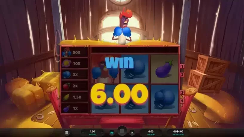 Feather Fury slot screenshot 3