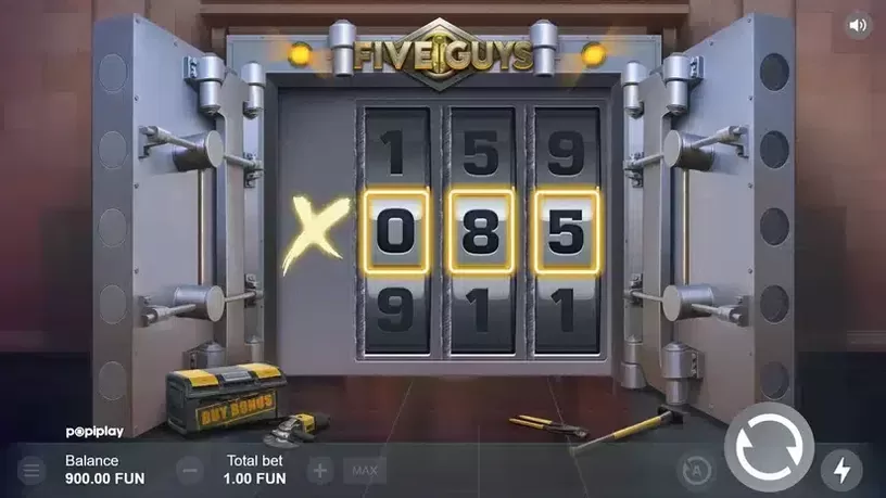 Five Guys slot screenshot 3