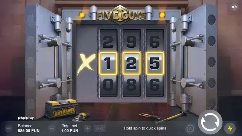 Five Guys slot screenshot 5