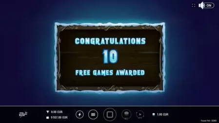 Frozen Yeti slot screenshot 2