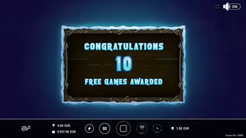 Frozen Yeti slot screenshot 2