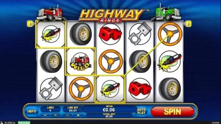 Highway Kings slot screenshot 4