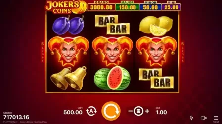 Joker’s Coins: Hold and Win slot screenshot 1