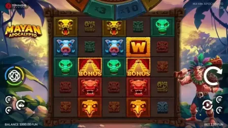 Mayan Apocalypto slot screenshot 1
