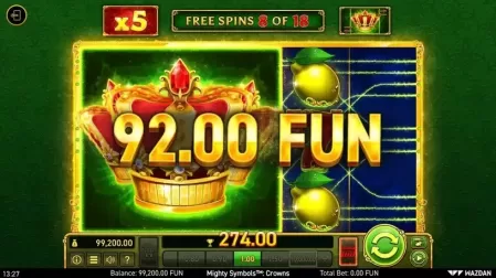 Mighty Symbols™: Crowns slot screenshot 6