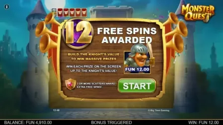 Monster Quest slot screenshot 2