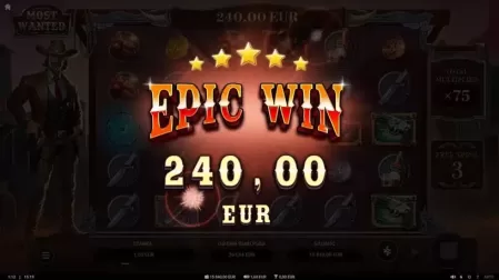 Most Wanted slot screenshot 6