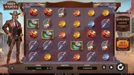 Most Wanted slot screenshot 1
