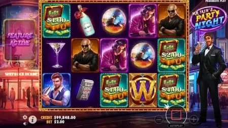 Mr Tain’s Party Night slot screenshot 2