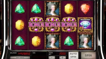 Queens & Diamonds slot screenshot 2