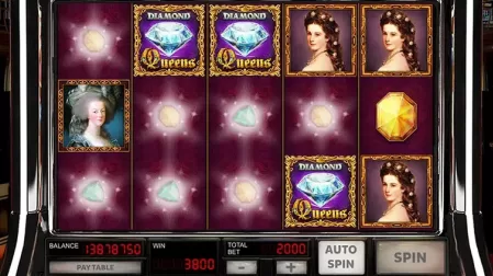 Queens & Diamonds slot screenshot 1