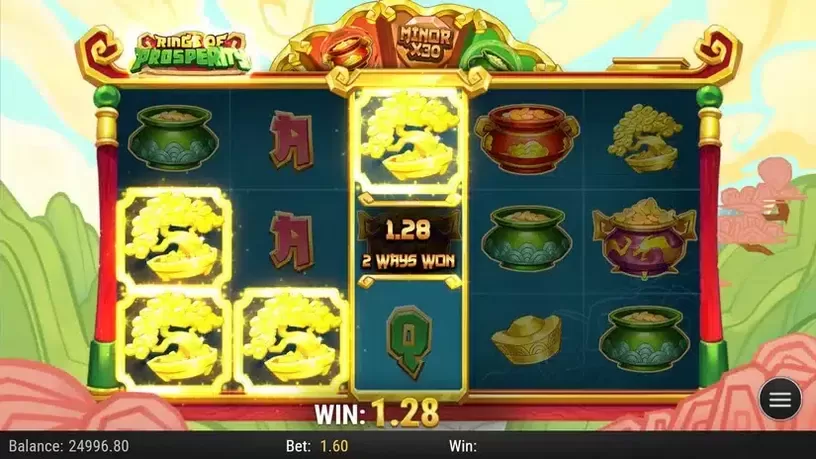 Rings of Prosperity slot screenshot