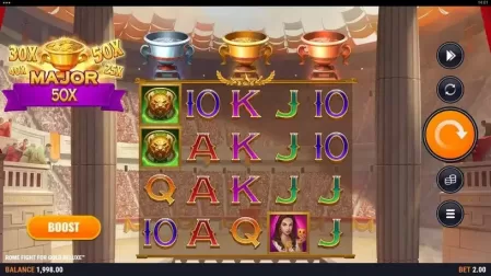 Rome Fight For Gold Deluxe slot screenshot 1