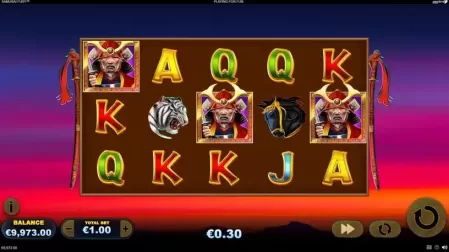 Samurai Fury slot screenshot 4