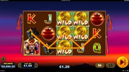 Samurai Fury slot screenshot 2
