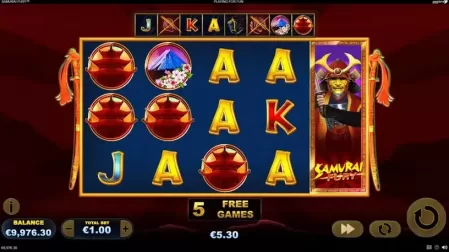 Samurai Fury slot screenshot 5