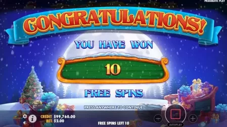 Santa's Xmas Rush slot screenshot 3