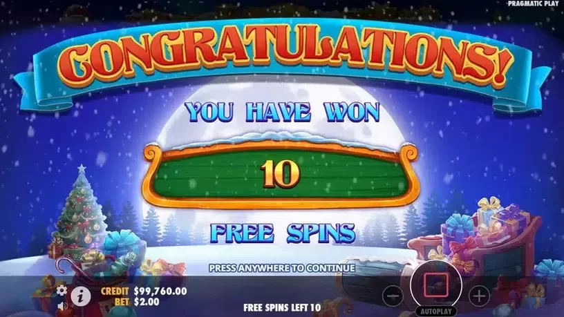 Santa's Xmas Rush slot screenshot 3
