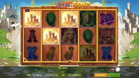 Strong Gold slot screenshot 2