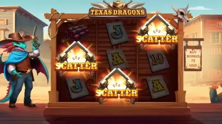 Texas Dragons slot screenshot 2