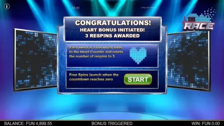 The Race Megaways slot screenshot 3