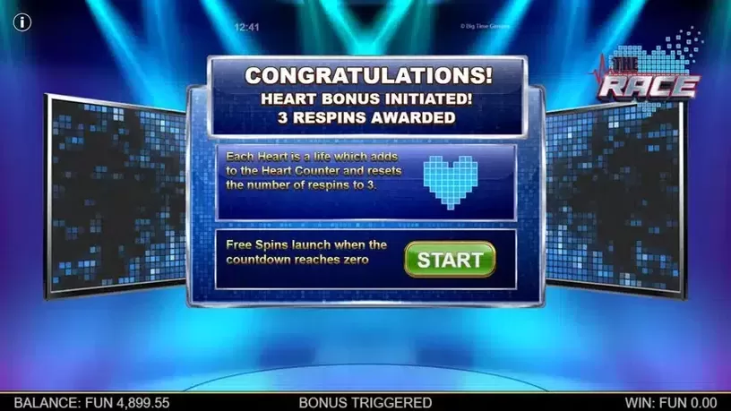 The Race Megaways slot screenshot 3