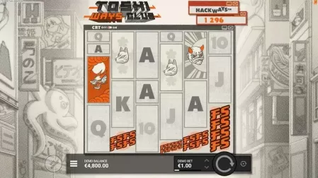Toshi Ways Club slot screenshot 2