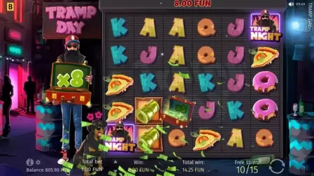 Tramp Day slot screenshot 4