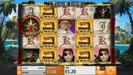 Treasure Island slot screenshot 4