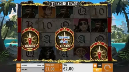 Treasure Island slot screenshot 2