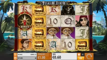 Treasure Island slot screenshot 3