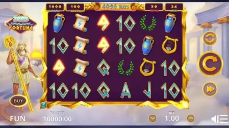 Zeus Fortune slot screenshot 1