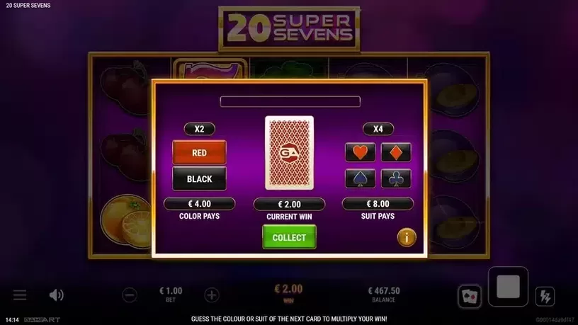 20 Super Sevens slot screenshot 4