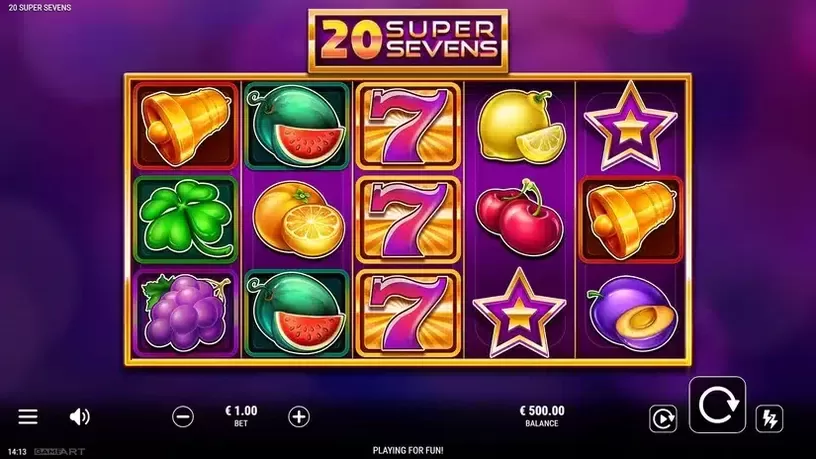 20 Super Sevens slot screenshot 1