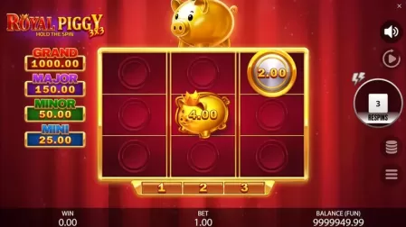 3×3 Royal Piggy: Hold The Spin slot screenshot 4